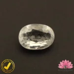 CERTIFIED NATURAL WHITE ZIRCON (सफ़ेद ज़िरकोन) 5.20 Carat, 5.77 Ratti