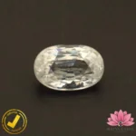 CERTIFIED NATURAL WHITE ZIRCON (सफ़ेद ज़िरकोन) 5.02 Carat, 5.57 Ratti