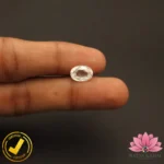 CERTIFIED NATURAL WHITE ZIRCON (सफ़ेद ज़िरकोन) 5.43 Carat, 6.03 Ratti - Image 5