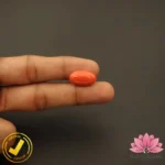 Certified Japanese Premium Oval Shape Orange Coral 9.56 Carat , 10.62 Ratti (जापानी अंडाकार प्रीमियम सिन्दूरी मूंगा) - Image 6