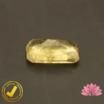 Certified Natural Yellow Beryl 4.24 Carat, 4.71 Ratti (Natural Heliodor) Non Enhancement - Image 2