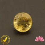 Certified Natural Yellow Beryl 4.08 Carat, 4.53 Ratti (Natural Heliodor) Non Enhancement