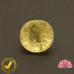 Certified Natural Yellow Beryl 4.79 Carat, 5.32 Ratti (Natural Heliodor) Non Enhancement