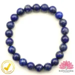 Certified Natural Lapis Lazuli Bracelet 8mm (Untreated, Unheated, Undyed) 2nd Premium