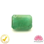 Certified Natural Emerald 4.84 Carat, 5.37 Ratti (असली पन्ना जाम्बिया) Zambian
