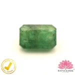 Certified Natural Emerald 5.15 Carat, 5.72 Ratti (असली पन्ना जाम्बिया) Zambian