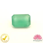 Certified Natural Emerald 3.22 Carat, 3.57 Ratti (असली पन्ना जाम्बिया) Zambian
