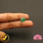 Certified Natural Emerald 4.46 Carat, 4.95 Ratti (असली पन्ना जाम्बिया) Zambian - Image 5