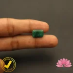 Certified Natural Emerald 5.76 Carat, 6.40 Ratti (असली पन्ना जाम्बिया) Brazil - Image 5
