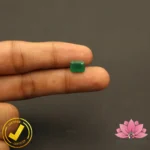 Certified Natural Emerald 2.73 Carat, 3.03 Ratti (असली पन्ना जाम्बिया) Zambian - Image 5