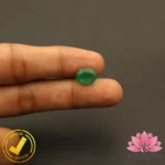 Certified Natural Emerald 4.11 Carat, 4.56 Ratti (असली पन्ना जाम्बिया) Zambian - Image 5