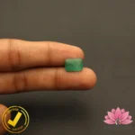 Certified Natural Emerald 4.74 Carat, 5.26 Ratti (असली पन्ना जाम्बिया) Zambian - Image 5