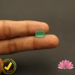 Certified Natural Emerald 3.22 Carat, 3.57 Ratti (असली पन्ना जाम्बिया) Zambian - Image 5