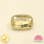 Certified Natural Yellow Sapphire (पुखराज) 6.02 Carat, 6.68 Ratti, Sri Lanka(सीलोन) (Untreated, Unheated) - Image 4
