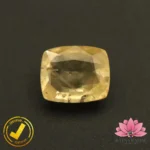 Certified Natural Yellow Sapphire (पुखराज) 4.65 Carat, 5.16 Ratti, Sri Lanka(सीलोन) (Untreated, Unheated) - Image 2