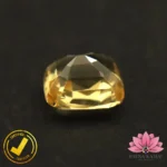 Certified Natural Yellow Sapphire (पुखराज) 7.04 Carat, 7.82 Ratti, Sri Lanka(सीलोन) (Untreated, Unheated) - Image 4