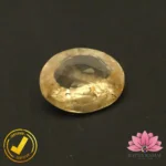 Certified Natural Yellow Sapphire (पुखराज) 5.15 Carat, 5.72 Ratti, Sri Lanka(सीलोन) (Untreated, Unheated) - Image 2