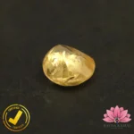 Certified Natural Yellow Sapphire (पुखराज) 3.18 Carat, 3.53 Ratti, Sri Lanka(सीलोन) (Untreated, Unheated) - Image 4