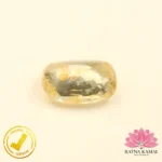 Certified Natural Yellow Sapphire (पुखराज) 4.56 Carat, 5.06 Ratti, Sri Lanka(सीलोन) (Untreated, Unheated) - Image 4