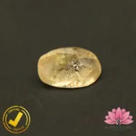 Certified Natural Yellow Sapphire (पुखराज) 3.78 Carat, 5.20 Ratti, Sri Lanka(सीलोन) (Untreated, Unheated)