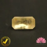 Certified Natural Yellow Sapphire (पुखराज) 5.34 Carat, 5.93 Ratti, Sri Lanka(सीलोन) (Untreated, Unheated)