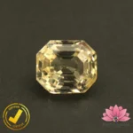Certified Natural Yellow Sapphire (पुखराज) 5.99 Carat, 6.65 Ratti, Sri Lanka(सीलोन) (Untreated, Unheated) - Image 5