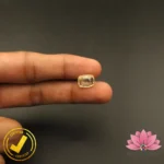 Certified Natural Yellow Sapphire (पुखराज) 6.02 Carat, 6.68 Ratti, Sri Lanka(सीलोन) (Untreated, Unheated) - Image 5