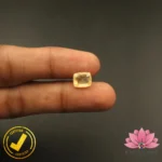 Certified Natural Yellow Sapphire (पुखराज) 4.65 Carat, 5.16 Ratti, Sri Lanka(सीलोन) (Untreated, Unheated) - Image 5