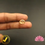 Certified Natural Yellow Sapphire (पुखराज) 5.15 Carat, 5.72 Ratti, Sri Lanka(सीलोन) (Untreated, Unheated) - Image 5
