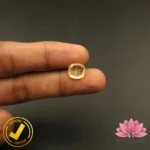 Certified Natural Yellow Sapphire (पुखराज) 5.36 Carat, 5.95 Ratti, Sri Lanka(सीलोन) (Untreated, Unheated) - Image 5