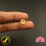 Certified Natural Yellow Sapphire (पुखराज) 3.18 Carat, 3.53 Ratti, Sri Lanka(सीलोन) (Untreated, Unheated) - Image 5