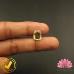 Certified Natural Pitambari / Neelambari (पीतांबरी / नीलांबरी) 5.96 Carat, 6.62 Ratti Sri Lanka(सीलोन) (Untreated, Unheated) - Image 5
