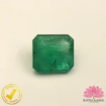 Certified Natural Emerald 4.37 Carat, 4.85 Ratti (असली पन्ना जाम्बिया) Zambian