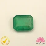 Certified Natural Emerald 3.48 Carat, 3.86 Ratti (असली पन्ना जाम्बिया) Zambian