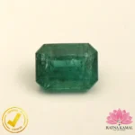 Certified Natural Emerald 4.68 Carat, 5.20 Ratti (असली पन्ना जाम्बिया) Zambian