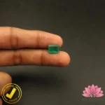 Certified Natural Emerald 4.16 Carat, 4.62 Ratti (असली पन्ना जाम्बिया) Zambian - Image 5