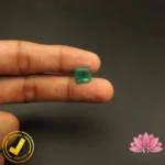 Certified Natural Emerald 4.37 Carat, 4.85 Ratti (असली पन्ना जाम्बिया) Zambian - Image 5