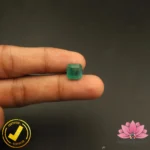 Certified Natural Emerald 4.84 Carat, 5.37 Ratti (असली पन्ना जाम्बिया) Zambian - Image 5