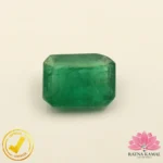 Certified Natural Emerald 4.65 Carat, 5.16 Ratti (असली पन्ना जाम्बिया) Zambian - Image 2