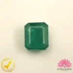 Certified Natural Emerald 5.74 Carat, 6.37 Ratti (असली पन्ना जाम्बिया) Zambian - Image 2