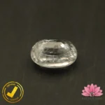 CERTIFIED NATURAL WHITE ZIRCON (सफ़ेद ज़िरकोन) 8.00 Carat, 8.88 Ratti - Image 4