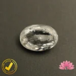 CERTIFIED NATURAL WHITE ZIRCON (सफ़ेद ज़िरकोन) 7.20 Carat, 8.00 Ratti