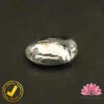 CERTIFIED NATURAL WHITE ZIRCON (सफ़ेद ज़िरकोन) 7.20 Carat, 8.00 Ratti - Image 4
