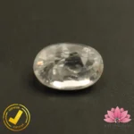 CERTIFIED NATURAL WHITE ZIRCON (सफ़ेद ज़िरकोन) 7.19 Carat, 7.99 Ratti