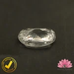 CERTIFIED NATURAL WHITE ZIRCON (सफ़ेद ज़िरकोन) 7.19 Carat, 7.99 Ratti - Image 4