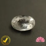 CERTIFIED NATURAL WHITE ZIRCON (सफ़ेद ज़िरकोन) 6.02 Carat, 6.68 Ratti - Image 2
