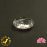 CERTIFIED NATURAL WHITE ZIRCON (सफ़ेद ज़िरकोन) 6.02 Carat, 6.68 Ratti - Image 4