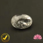 CERTIFIED NATURAL WHITE ZIRCON (सफ़ेद ज़िरकोन) 7.06 Carat, 7.84 Ratti