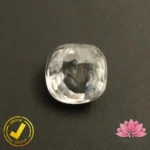 CERTIFIED NATURAL WHITE ZIRCON (सफ़ेद ज़िरकोन) 7.28 Carat, 8.08 Ratti - Image 2