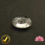 CERTIFIED NATURAL WHITE ZIRCON (सफ़ेद ज़िरकोन) 8.12 Carat, 9.02 Ratti - Image 4